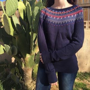 Merona Blue Knit Sweater